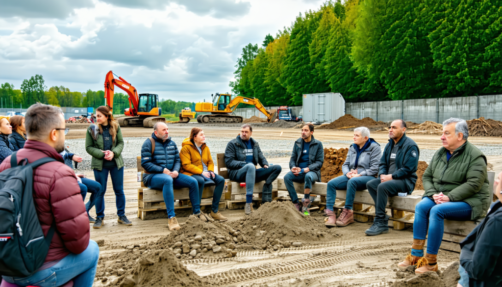 découvrez comment l'arrêt des travaux d'une aire d'insertion pour roms près de nantes suscite l'engagement des habitants locaux. une réflexion sur l'intégration et les enjeux sociaux au sein de la communauté.