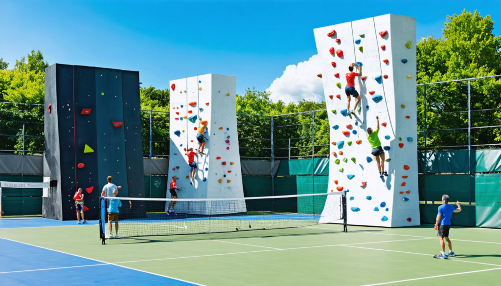 découvrez à doullens une nouvelle ère sportive avec l'agrandissement de son mur d'escalade et l'aménagement de nouveaux terrains de pickleball et de padel. une opportunité unique pour les passionnés de sports de raquette et d'escalade, offrant des installations modernes et accessibles à tous.