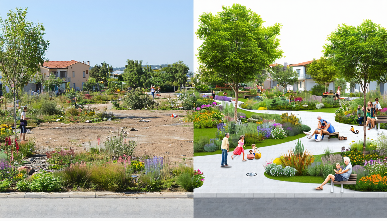 découvrez l'évolution de l'aménagement des terrains vagues en jardins publics à la seyne. plongez dans un état des lieux captivant qui met en lumière les transformations urbaines au service de la nature et du bien-être des habitants.