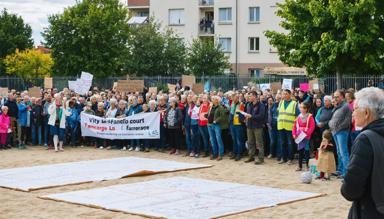découvrez comment les habitants de vitry-le-françois expriment leur opposition à un projet d'aménagement d'un terrain de pétanque dans le quartier la fauvarge, soulevant des questions sur l'aménagement urbain et la participation citoyenne.